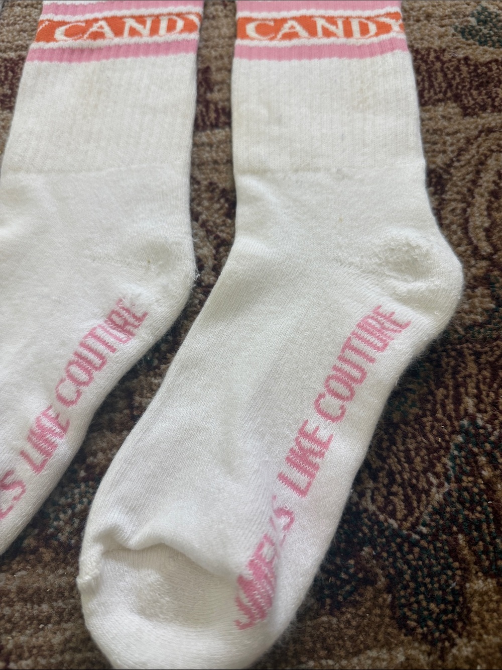 Vintage Juicy Couture Smells Like Couture Knee Socks Juicy Surf Juicy Candy Y2k View 4